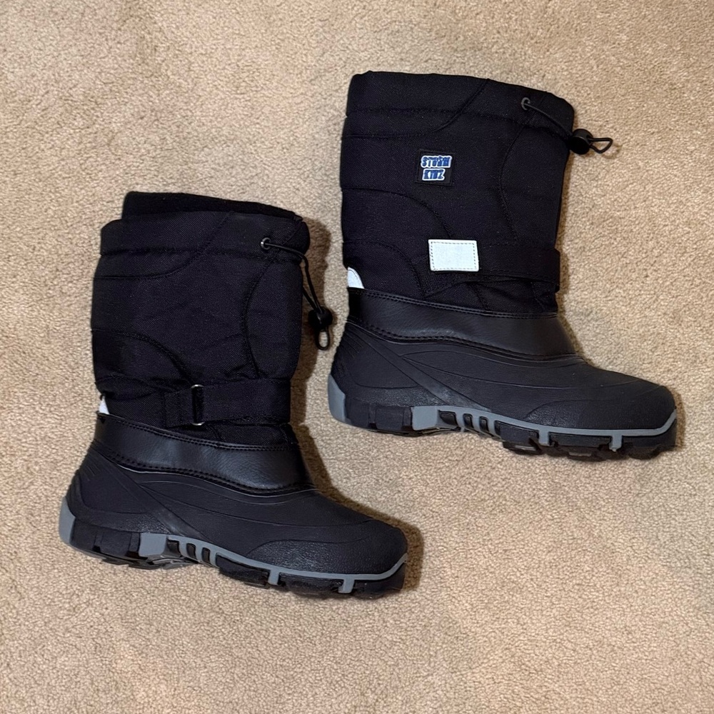 Storm Kidz Unisex Black Winter Boots